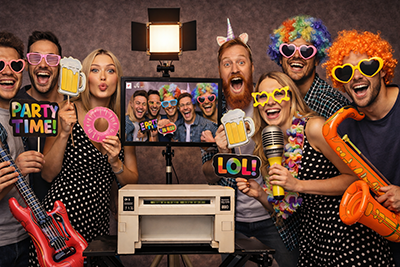 Fotobox Komplettpaket als Zusatzleistung